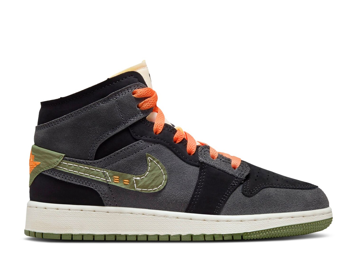 Кроссовки Air Jordan Air Jordan 1 Mid Se Craft Gs 'Anthracite Light Olive', зеленый
Кроссовки Air Jordan Air Jordan 1 Mid Se Craft Gs 'Anthracite Light Olive', зеленый