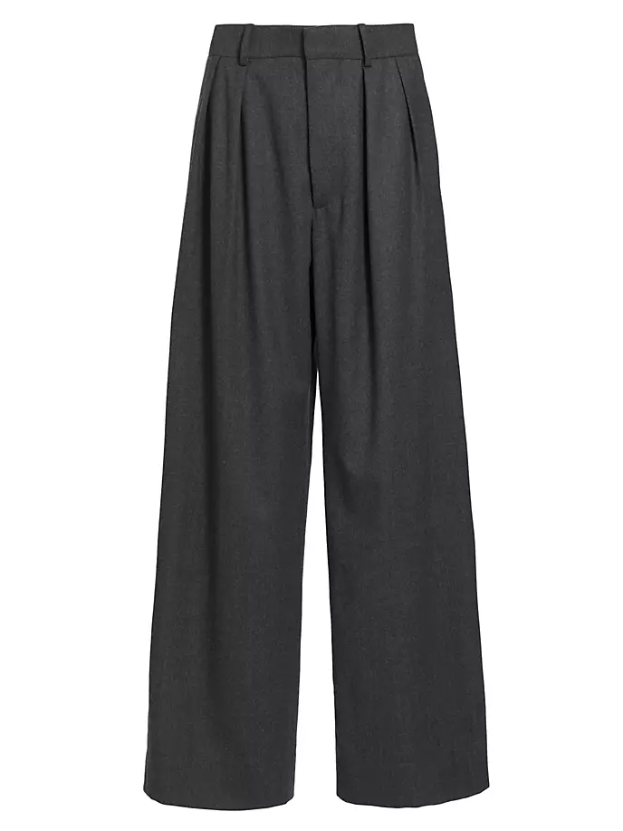 Фланелевые шерстяные брюки с низкой посадкой Wardrobe.Nyc, цвет charcoal
Фланелевые шерстяные брюки с низкой посадкой Wardrobe.Nyc, цвет charcoal