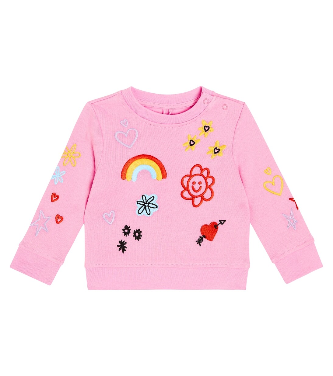 Детская толстовка из хлопкового джерси с вышивкой Stella Mccartney Kids, мультиколор
Детская толстовка из хлопкового джерси с вышивкой Stella Mccartney Kids, мультиколор