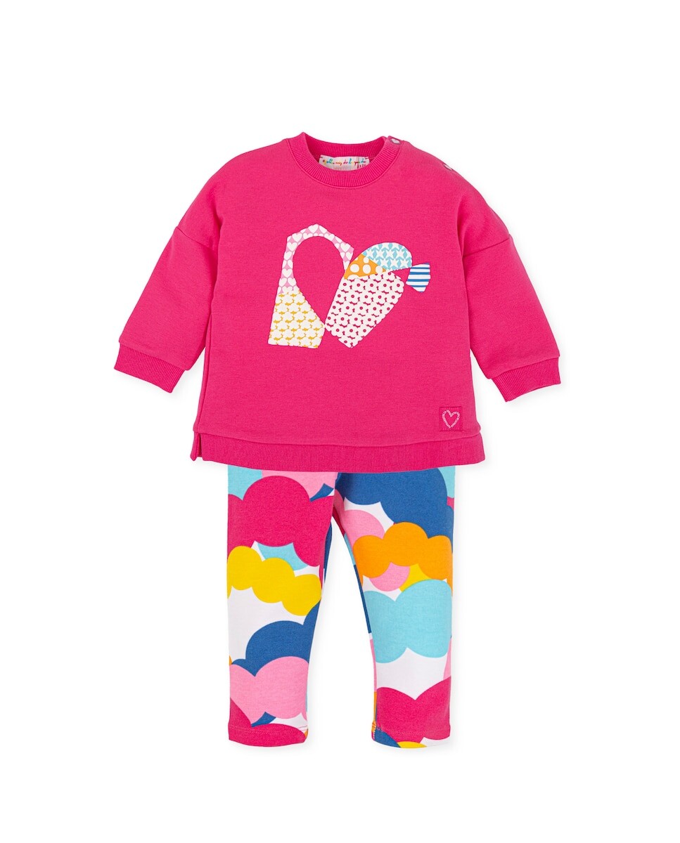 Комплект для девочки цвета фуксии с тупым стежком AGATHA RUIZ DE LA PRADA, фуксия
Комплект для девочки цвета фуксии с тупым стежком AGATHA RUIZ DE LA PRADA, фуксия