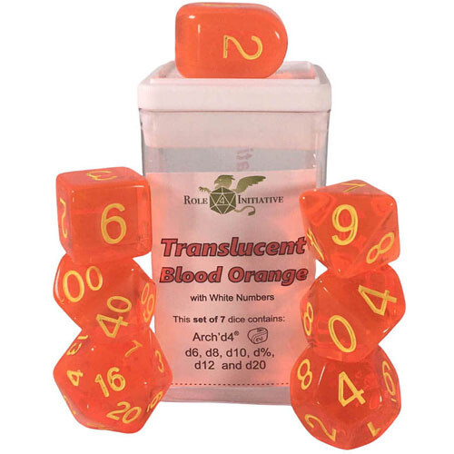 Аксессуары Role 4 Initiative R4I Dice w/ Arch'd4: Translucent - Blood Orange w/ Yellow (7) (Clearance)
Аксессуары Role 4 Initiative R4I Dice w/ Arch'd4: Translucent - Blood Orange w/ Yellow (7) (Clearance)