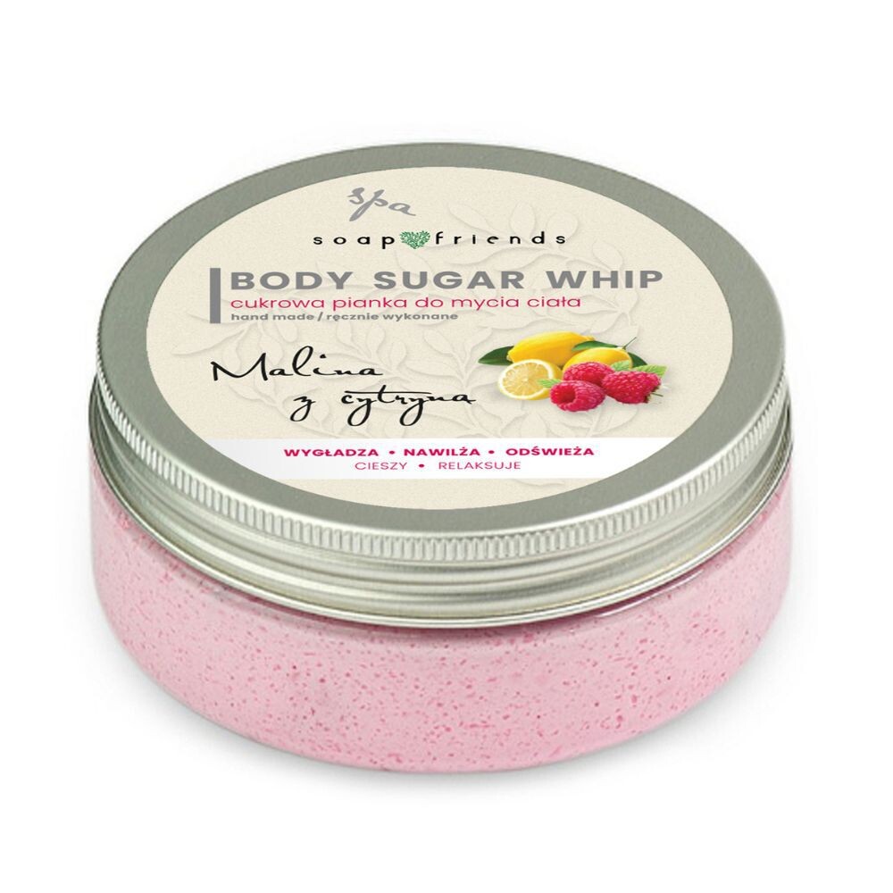 Пенка для мытья тела с сахаром малина и лимон Soap&Friends Body Sugar Whip, 200 гр
Пенка для мытья тела с сахаром малина и лимон Soap&Friends Body Sugar Whip, 200 гр