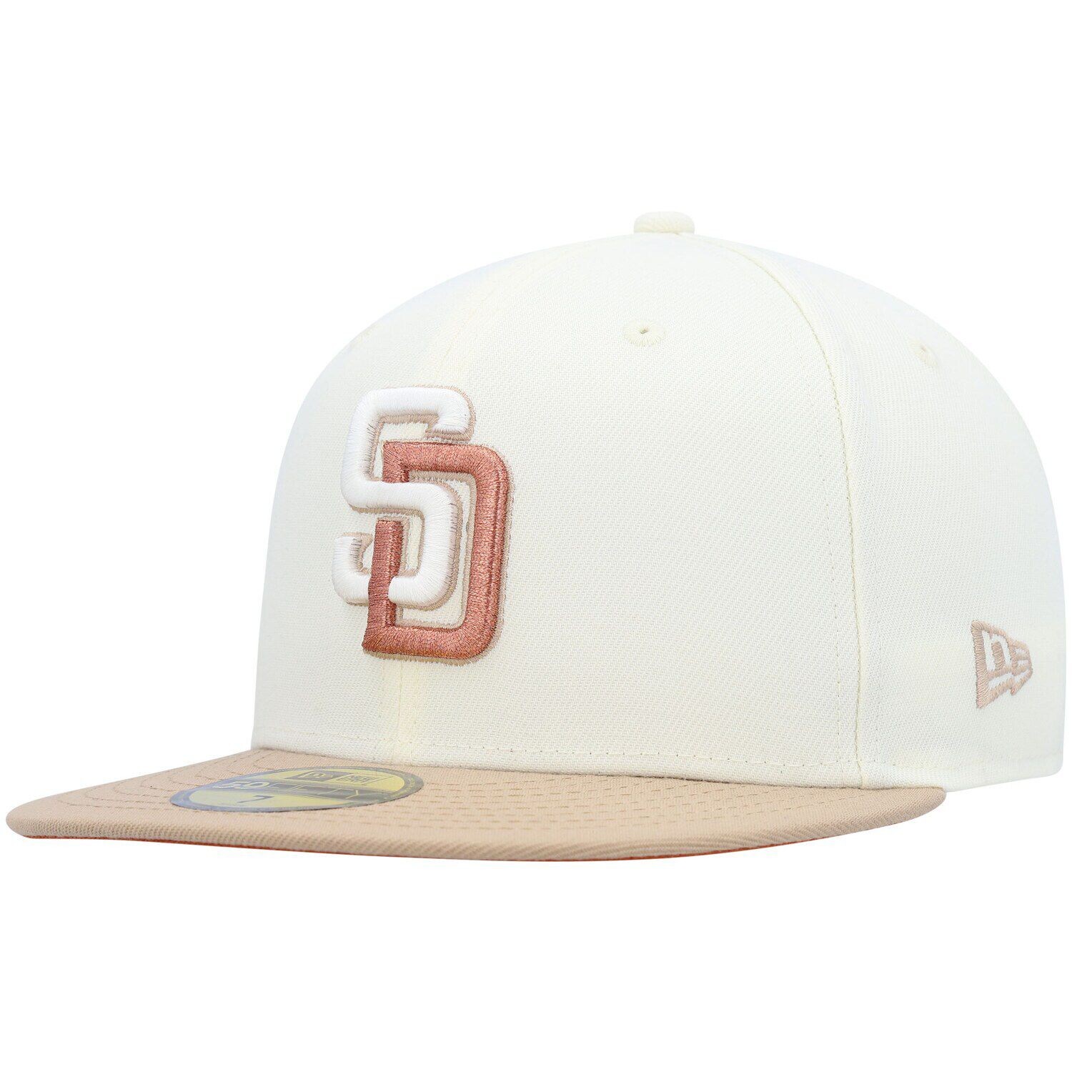 Мужская кепка New Era Cream San Diego Padres Chrome Camel Rust Undervisor 59FIFTY
Мужская кепка New Era Cream San Diego Padres Chrome Camel Rust Undervisor 59FIFTY