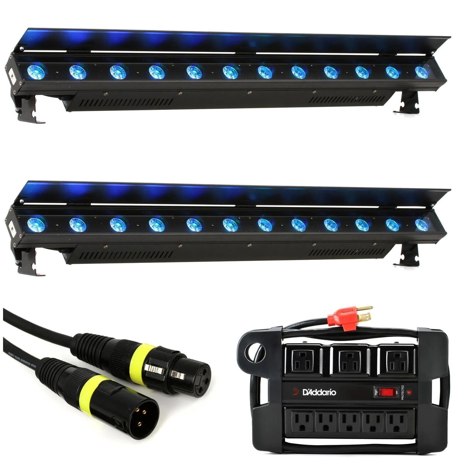 Новый комплект пары линейных линейных балок ADJ Ultra Hex Bar 12 с 12 светодиодами RGBAW+UV
Новый комплект пары линейных линейных балок ADJ Ultra Hex Bar 12 с 12 светодиодами RGBAW+UV