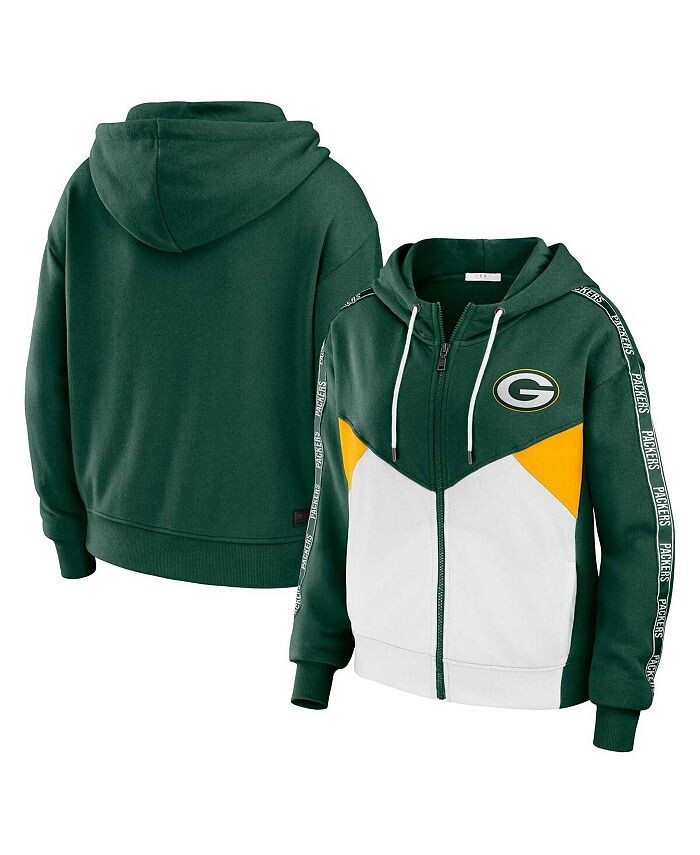 Женская зелено-белая толстовка с молнией во всю длину Green Bay Packers больших размеров с цветными блоками WEAR by Erin Andrews, зеленый
Женская зелено-белая толстовка с молнией во всю длину Green Bay Packers больших размеров с цветными блоками WEAR by Erin Andrews, зеленый
