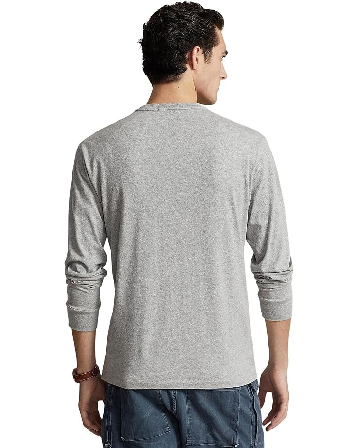 Футболка Polo Ralph Lauren Classic Fit Logo Jersey Long Sleeve T-Shirt, цвет Andover Heather
Футболка Polo Ralph Lauren Classic Fit Logo Jersey Long Sleeve T-Shirt, цвет Andover Heather