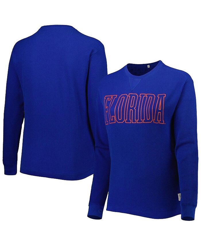 Женская термо-футболка с длинными рукавами Royal Florida Gators Surf Southlawn вафельной вязки Pressbox, синий
Женская термо-футболка с длинными рукавами Royal Florida Gators Surf Southlawn вафельной вязки Pressbox, синий