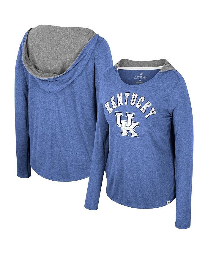 Женская футболка с капюшоном и длинными рукавами Royal Kentucky Wildcats Colosseum, синий
Женская футболка с капюшоном и длинными рукавами Royal Kentucky Wildcats Colosseum, синий