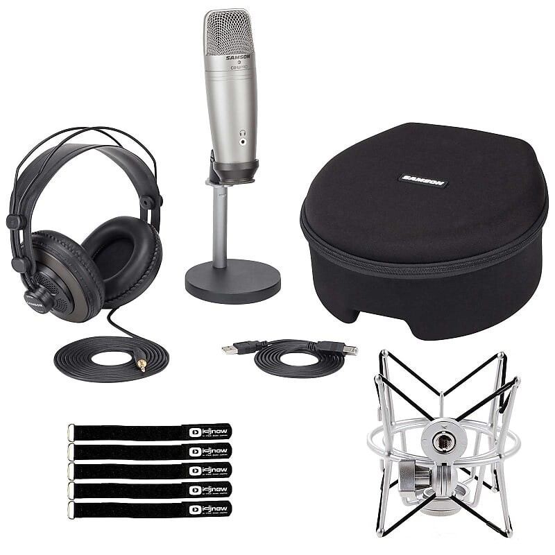 Микрофон Samson Samson C01U Pro USB Podcasting Vocal Recording Bundle w Shockmount Package
Микрофон Samson Samson C01U Pro USB Podcasting Vocal Recording Bundle w Shockmount Package