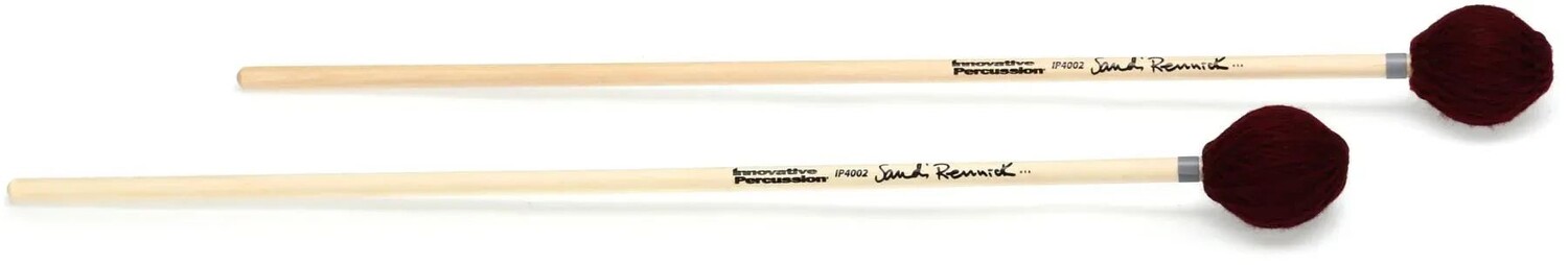 Innovative Percussion IP4002 Sandi Rennick Medium Marimba Mallets - Клюквенная пряжа - Береза
Innovative Percussion IP4002 Sandi Rennick Medium Marimba Mallets - Клюквенная пряжа - Береза