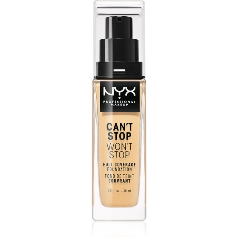 NYX Professional Makeup Can't Stop Won't Stop Full Coverage Foundation тональное средство с плотным покрытием оттенка 08 True Beige 30 мл Inna Marka
NYX Professional Makeup Can't Stop Won't Stop Full Coverage Foundation тональное средство с плотным покрытием оттенка 08 True Beige 30 мл Inna Marka