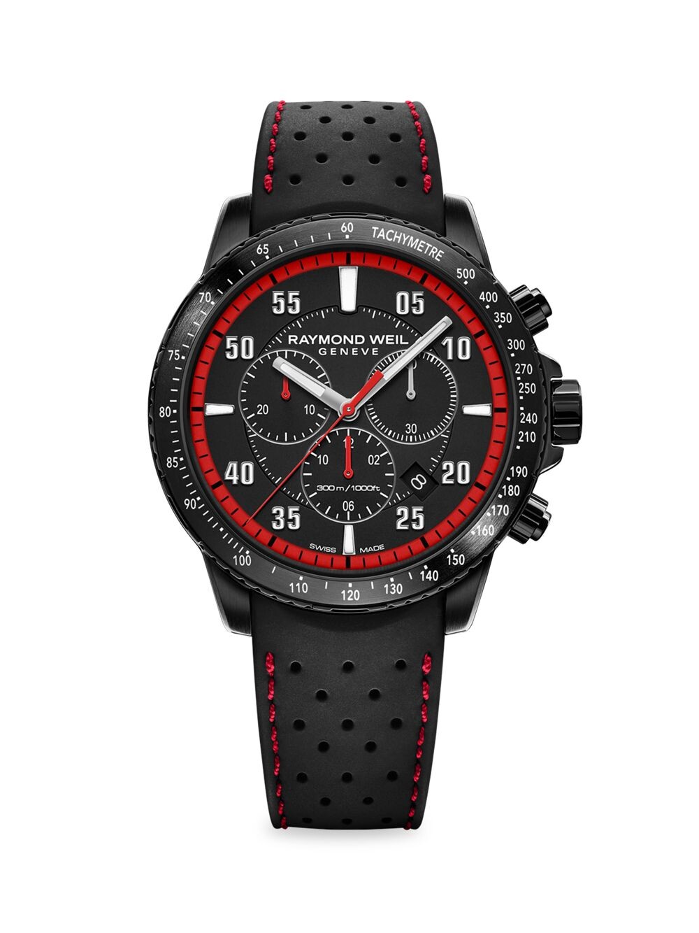 Часы Tango с черным каучуковым ремешком из нержавеющей стали Raymond Weil, черный
Часы Tango с черным каучуковым ремешком из нержавеющей стали Raymond Weil, черный