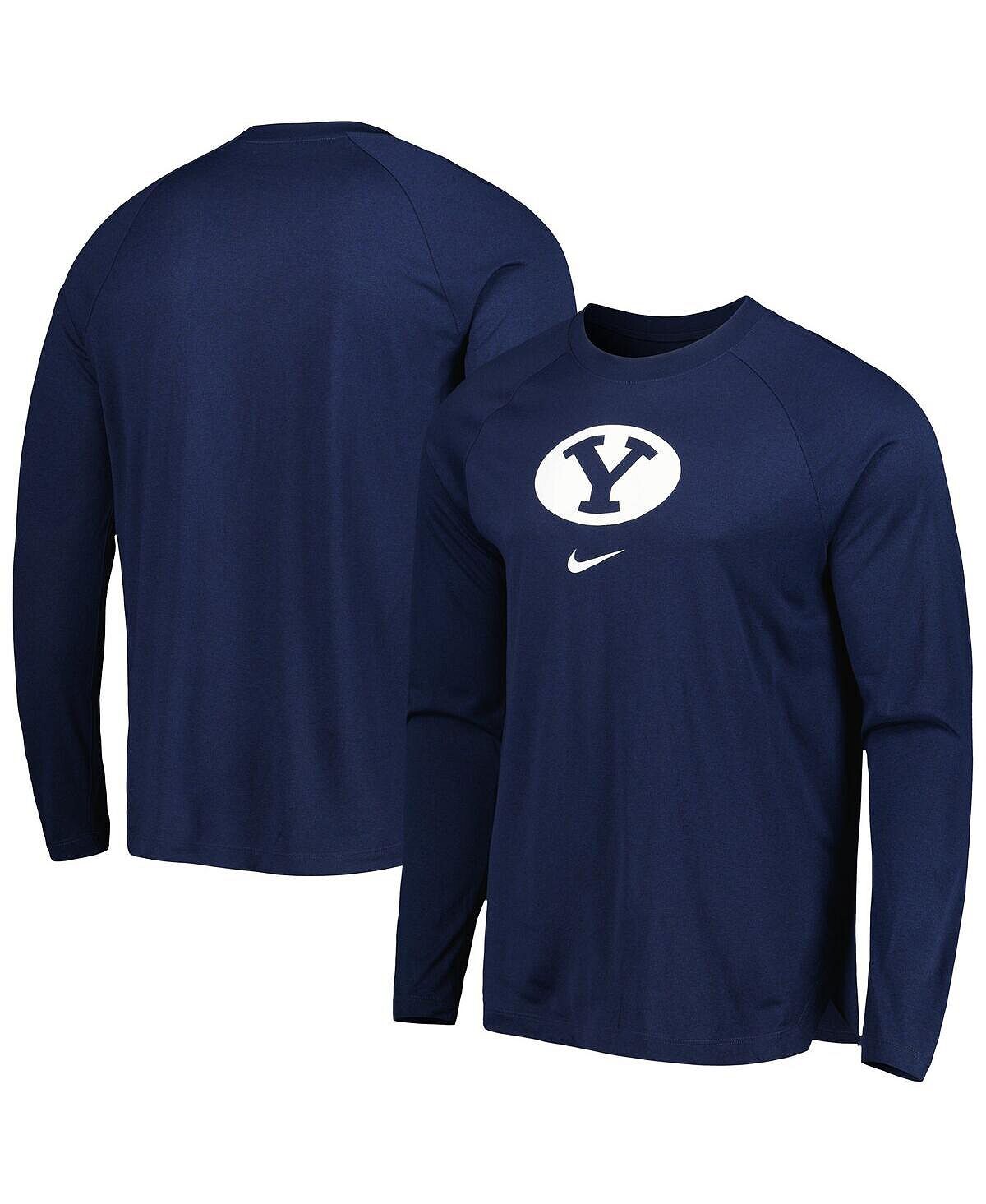 Мужская темно-синяя футболка с длинным рукавом BYU Cougars Spotlight Raglan Performance Nike, Синий
Мужская темно-синяя футболка с длинным рукавом BYU Cougars Spotlight Raglan Performance Nike, Синий