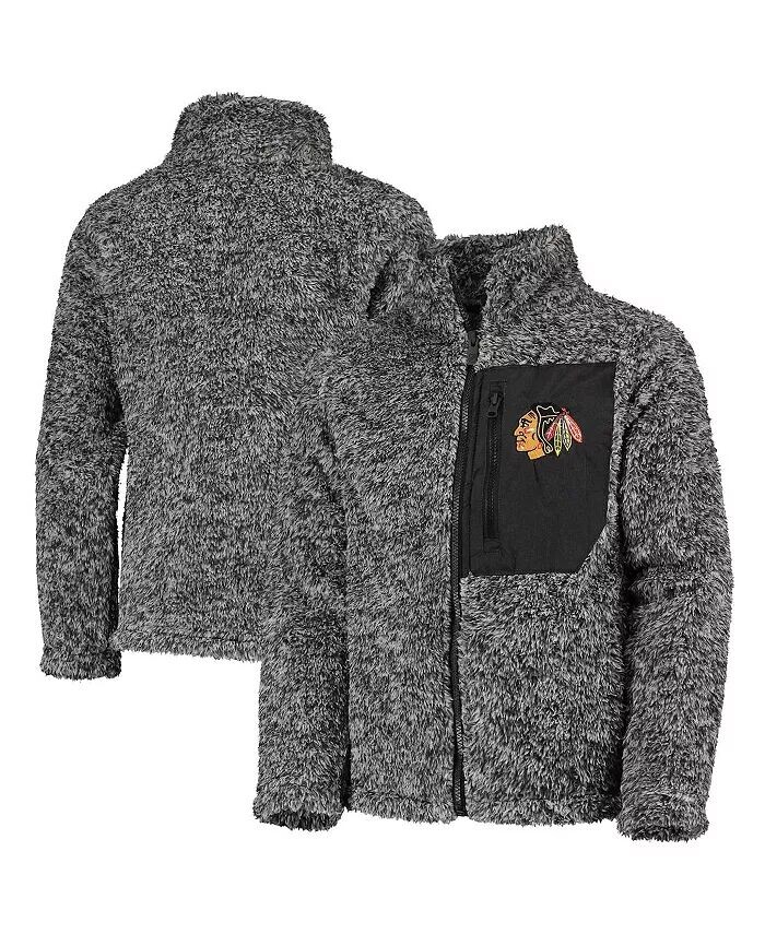 Черная куртка для больших девочек Chicago Blackhawks Fan Gear из шерпы на молнии во всю длину Outerstuff, черный
Черная куртка для больших девочек Chicago Blackhawks Fan Gear из шерпы на молнии во всю длину Outerstuff, черный