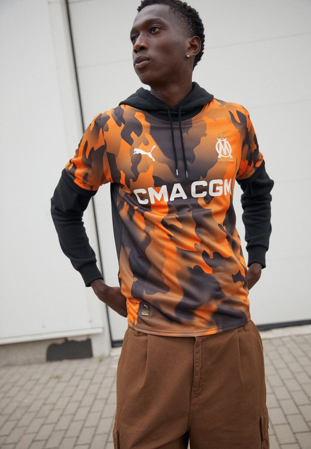 Team Olympique De Marseille 3Rd Replica Puma, цвет black/flat dark gray/rickie orange
Team Olympique De Marseille 3Rd Replica Puma, цвет black/flat dark gray/rickie orange