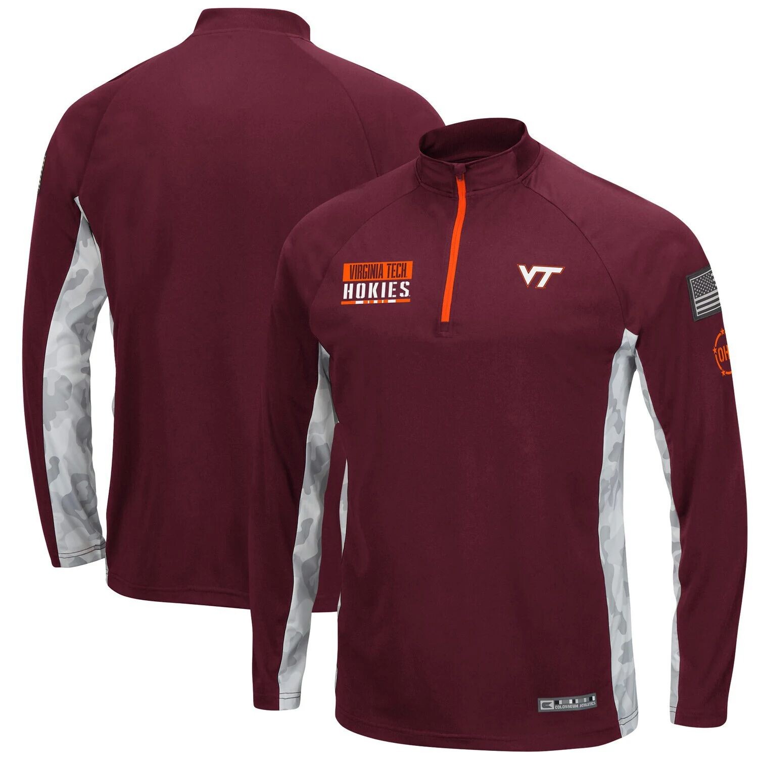 Мужская темно-бордовая куртка Virginia Tech Hokies OHT Military Appreciation Snow Cruise с молнией 1/4 и регланом Colosseum
Мужская темно-бордовая куртка Virginia Tech Hokies OHT Military Appreciation Snow Cruise с молнией 1/4 и регланом Colosseum