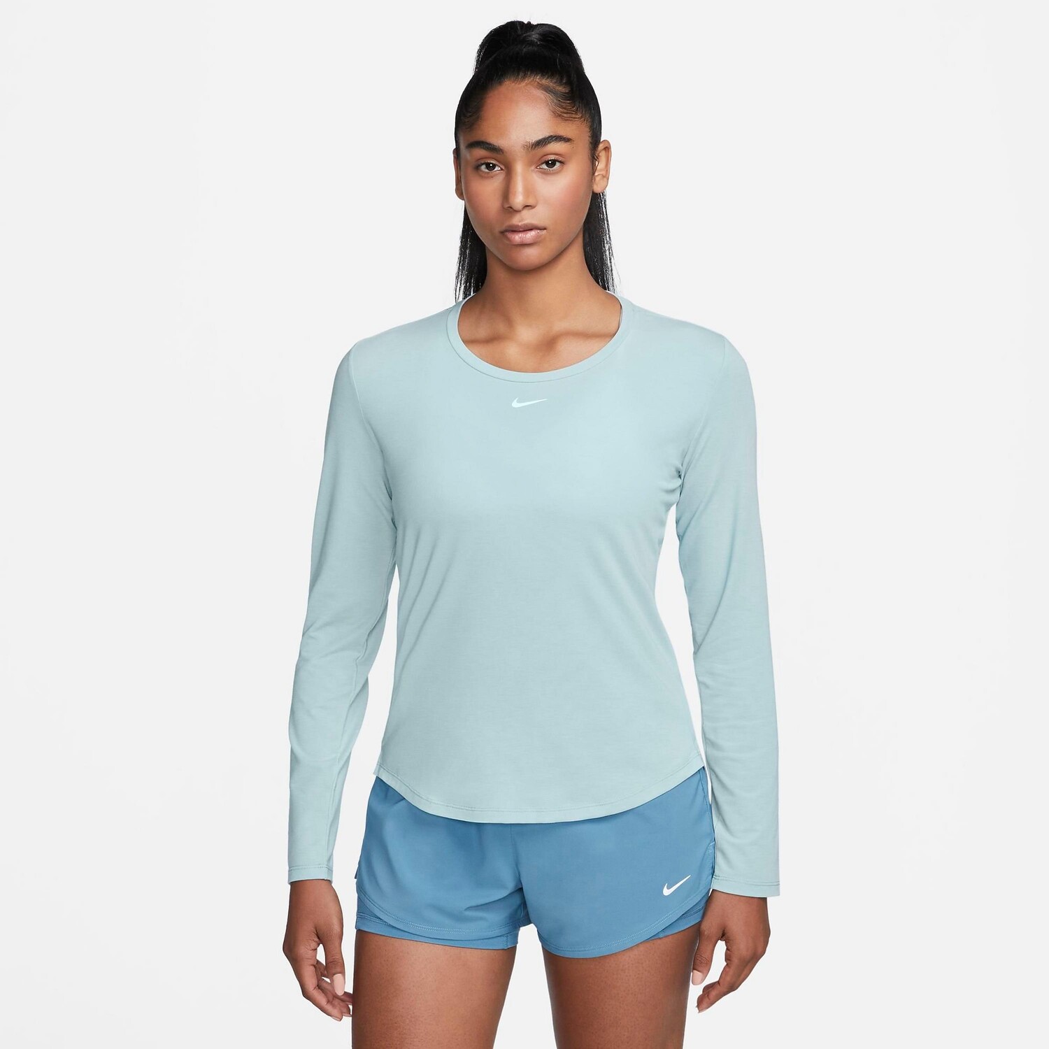 Женский топ с длинными рукавами стандартной посадки Nike Dri-FIT One Luxe, синий
Женский топ с длинными рукавами стандартной посадки Nike Dri-FIT One Luxe, синий