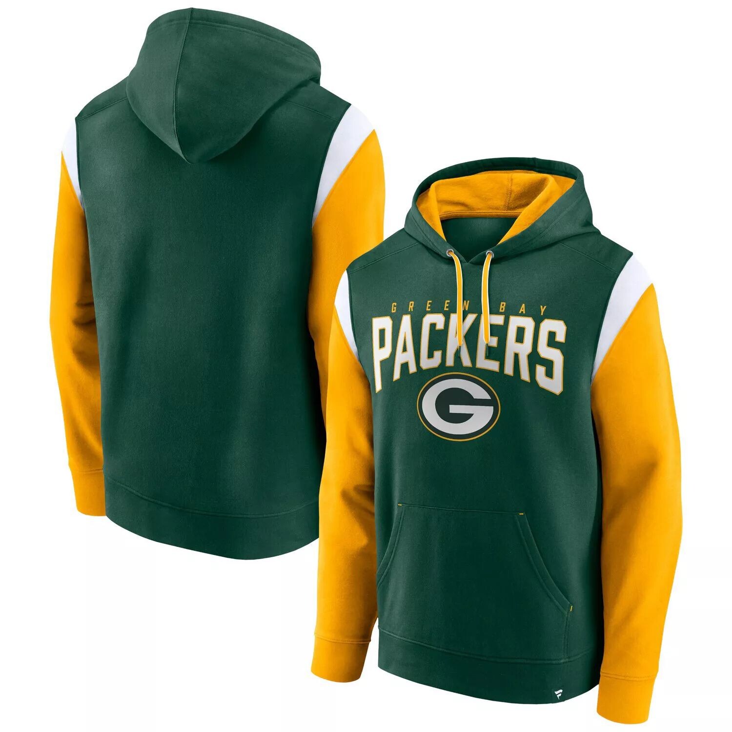 Мужской зеленый пуловер с капюшоном с логотипом Fanatics Green Bay Packers Trench Battle Pullover Fanatics
Мужской зеленый пуловер с капюшоном с логотипом Fanatics Green Bay Packers Trench Battle Pullover Fanatics
