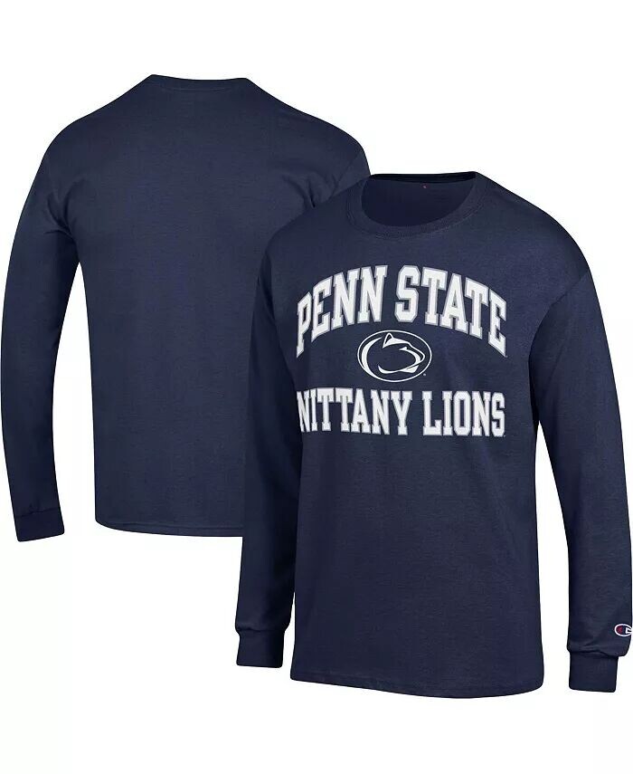 Мужская темно-синяя футболка с длинным рукавом Penn State Nittany Lions High Motor Champion, синий
Мужская темно-синяя футболка с длинным рукавом Penn State Nittany Lions High Motor Champion, синий