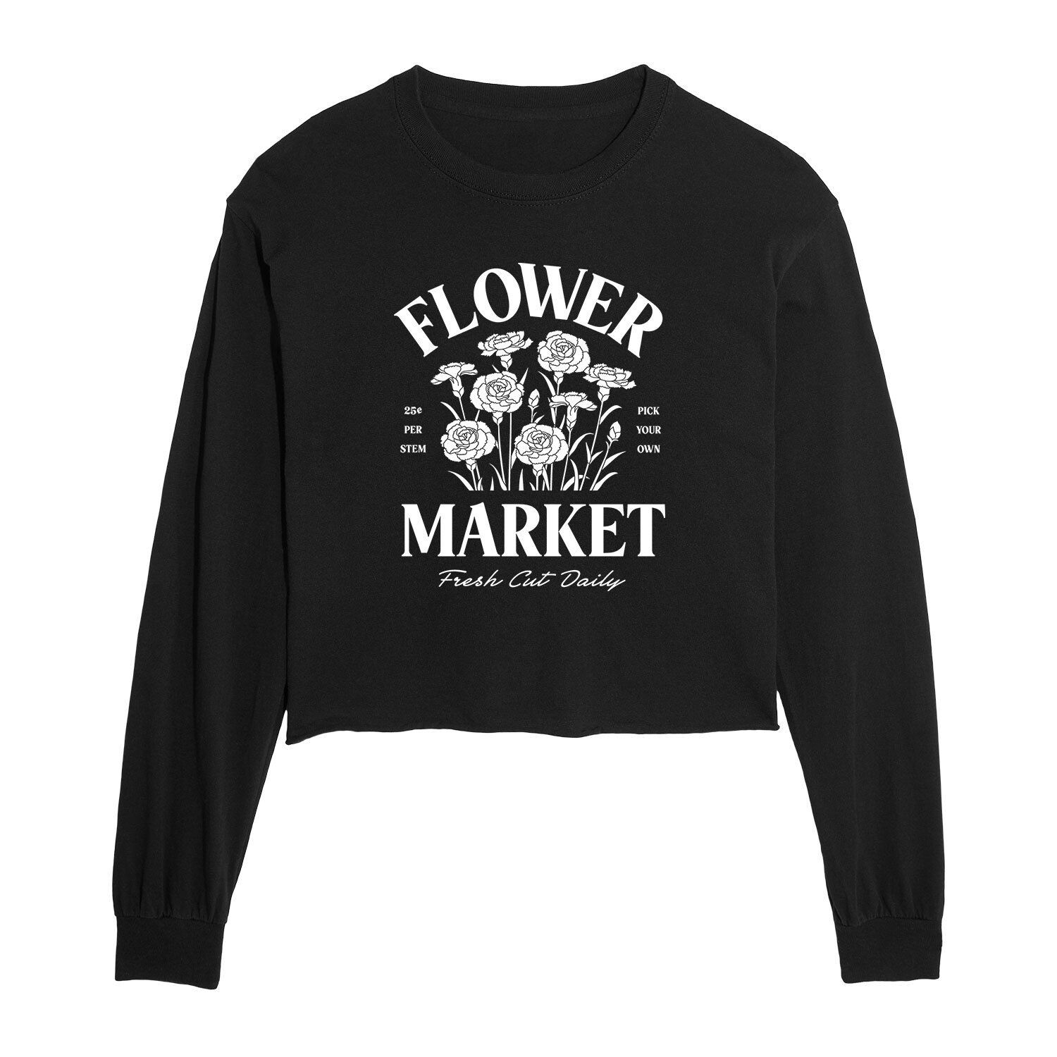 Укороченная футболка с длинными рукавами для подростков Flower Market Licensed Character
Укороченная футболка с длинными рукавами для подростков Flower Market Licensed Character