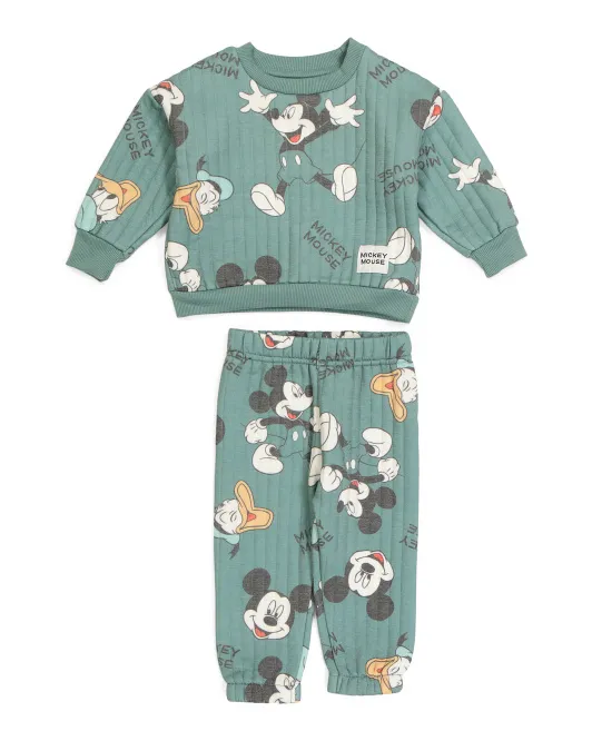 Комплект из 2 штанов с Микки Маусом для мальчиков-младенцев Disney, цвет Heather Grey
Комплект из 2 штанов с Микки Маусом для мальчиков-младенцев Disney, цвет Heather Grey