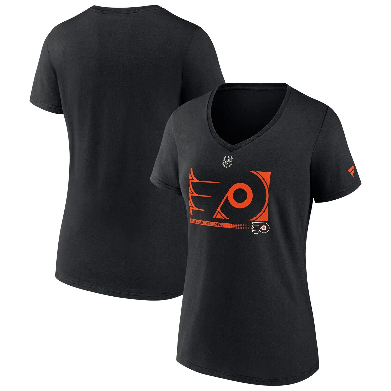 Женская черная футболка с v-образным вырезом с логотипом Fanatics Philadelphia Flyers Authentic Pro Core Collection Fanatics, Черный
Женская черная футболка с v-образным вырезом с логотипом Fanatics Philadelphia Flyers Authentic Pro Core Collection Fanatics, Черный