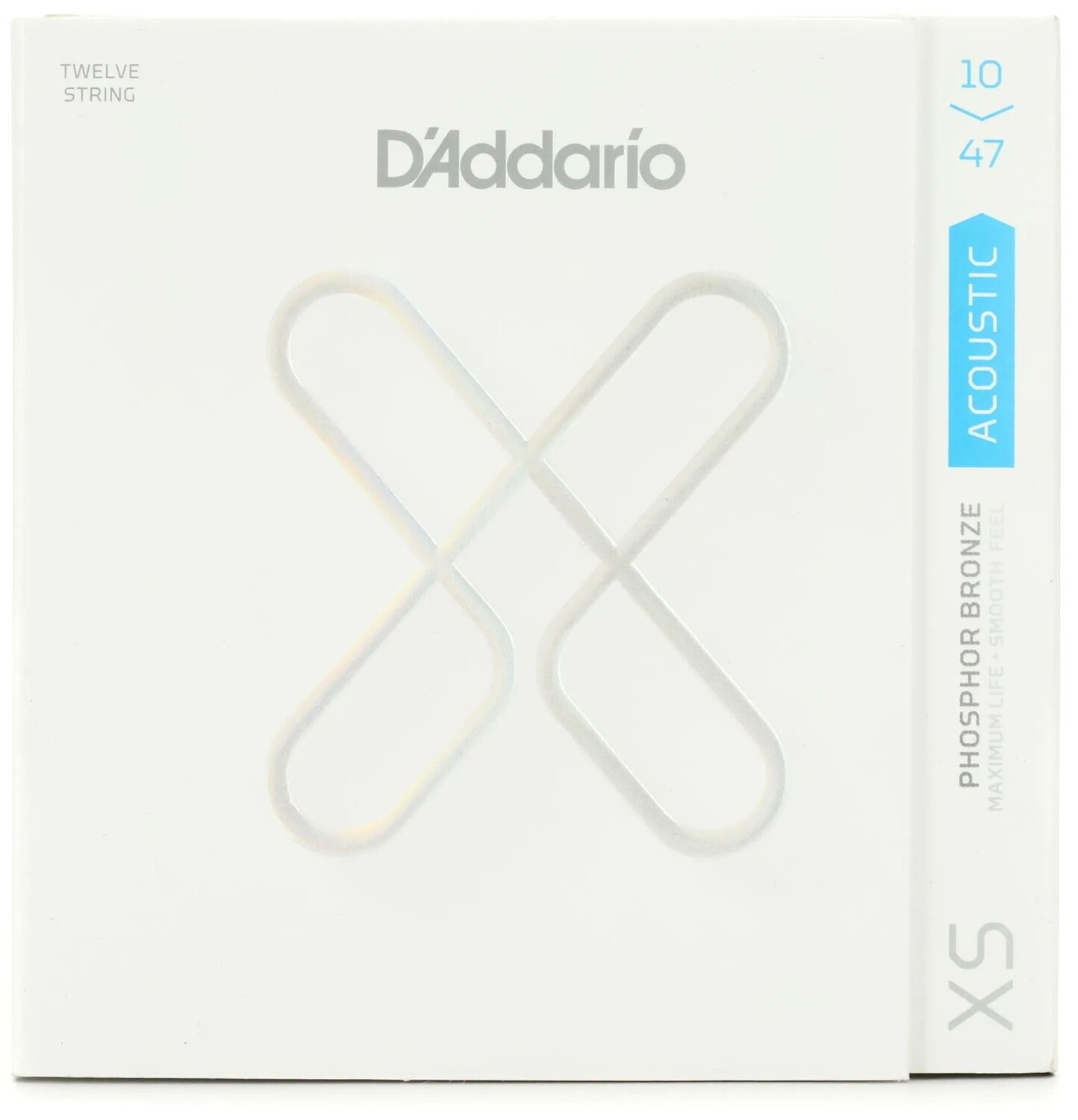 D'Addario XSAPB1047-12 Струны для акустической гитары с покрытием из фосфористой бронзы — .010-.047 Extra Light, 12-струнная
D'Addario XSAPB1047-12 Струны для акустической гитары с покрытием из фосфористой бронзы — .010-.047 Extra Light, 12-струнная