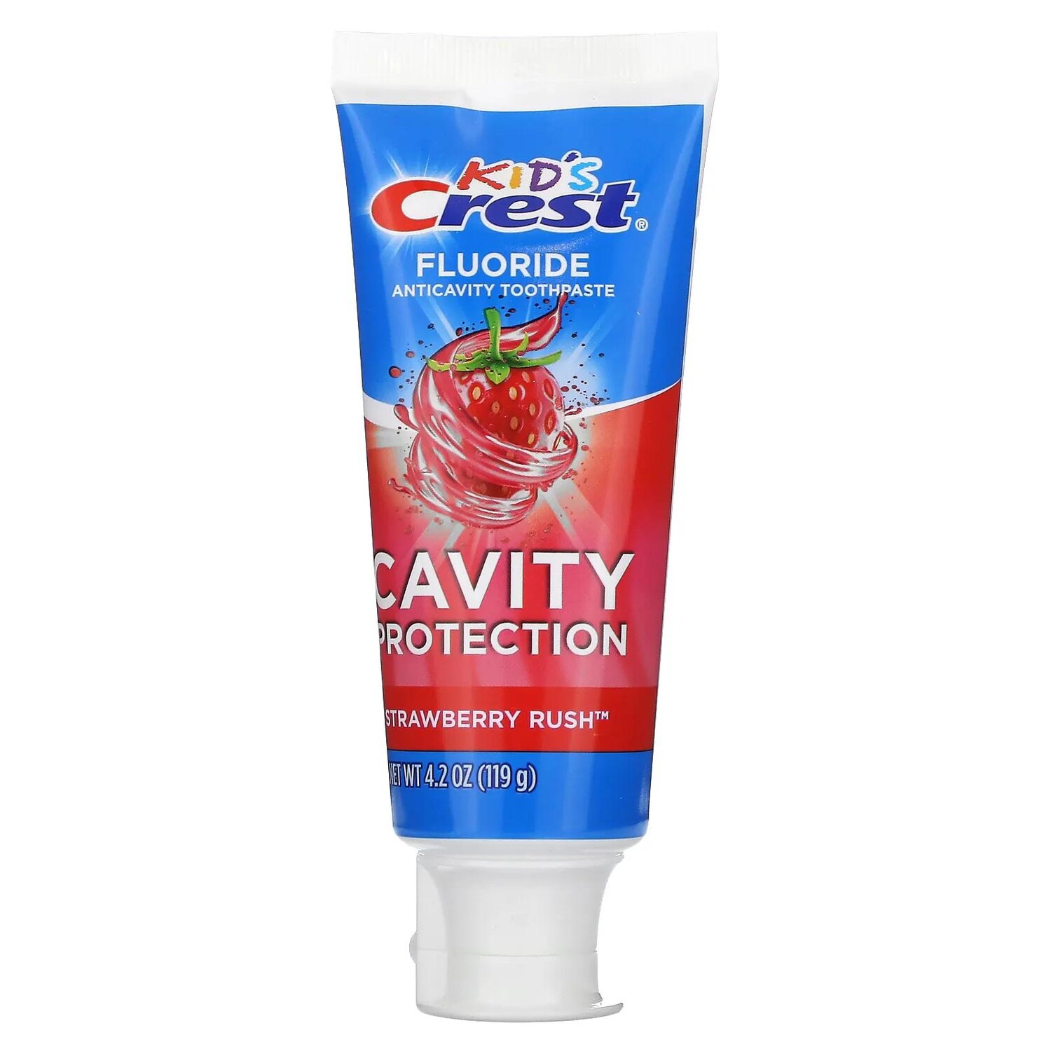 Crest Kids Fluoride Anticavity Toothpaste For Ages 2+ Strawberry Rush 4.2 oz (119 g)
Crest Kids Fluoride Anticavity Toothpaste For Ages 2+ Strawberry Rush 4.2 oz (119 g)