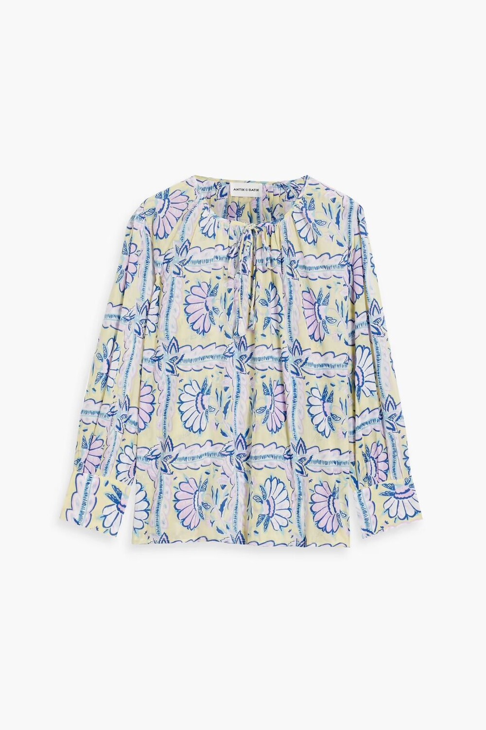 Блуза Hupa из хлопковой вуали с принтом и сборками. Antik Batik, пастельно-желтый
Блуза Hupa из хлопковой вуали с принтом и сборками. Antik Batik, пастельно-желтый