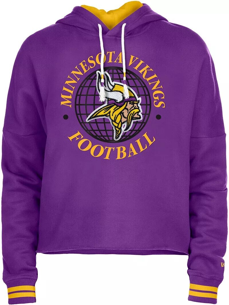 Женская укороченная толстовка New Era Minnesota Vikings фиолетового цвета с необработанными краями
Женская укороченная толстовка New Era Minnesota Vikings фиолетового цвета с необработанными краями