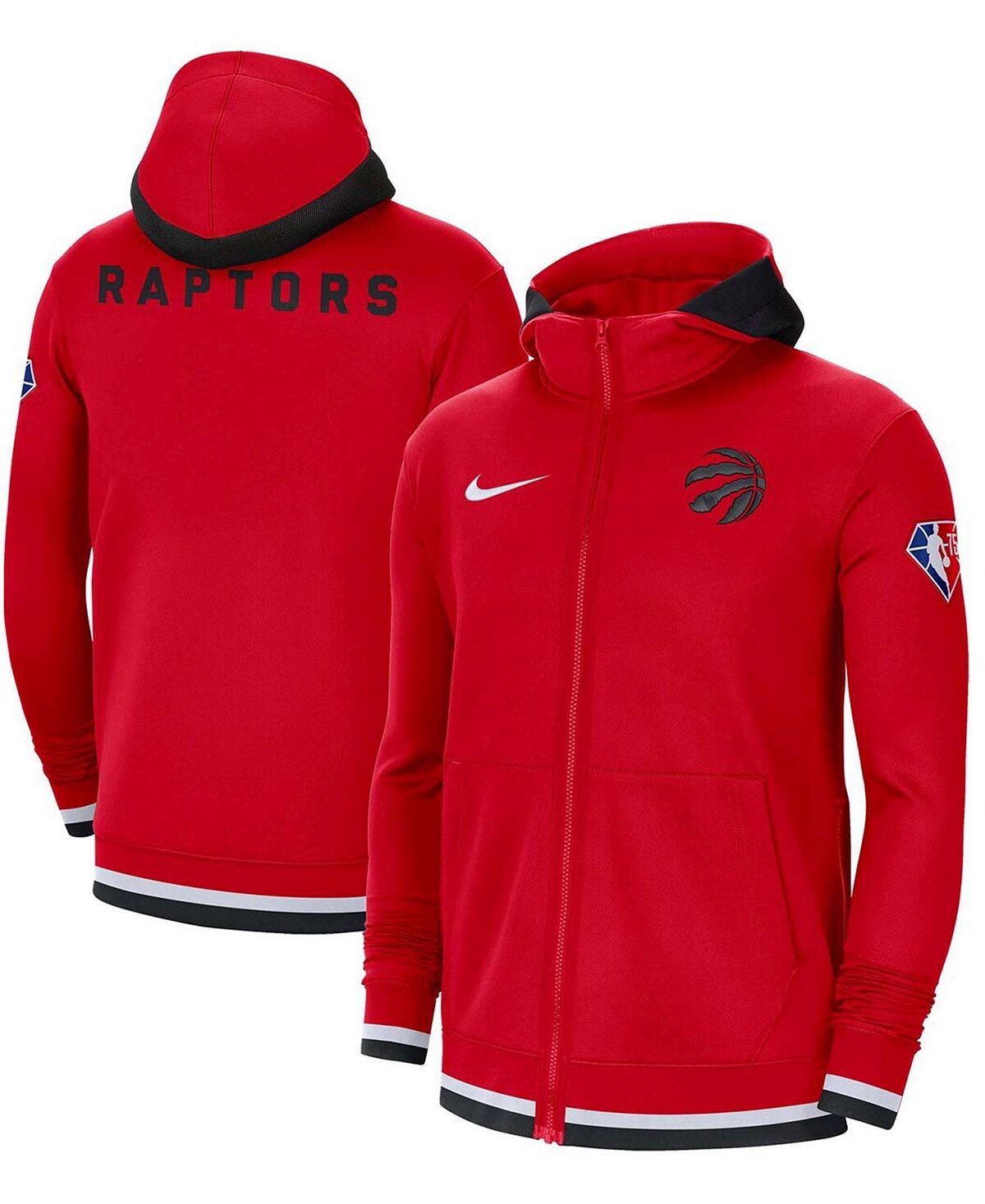 Мужская красная куртка с капюшоном и молнией во всю длину Toronto Raptors 75th Anniversary Performance Showtime Nike, Красный
Мужская красная куртка с капюшоном и молнией во всю длину Toronto Raptors 75th Anniversary Performance Showtime Nike, Красный