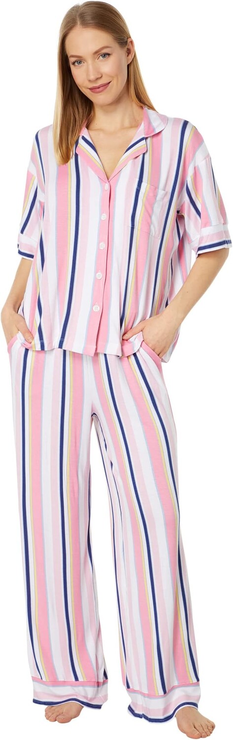 Пижамный комплект с длинными брюками и рукавами 3/4 Tommy Bahama, цвет Multi Stripe
Пижамный комплект с длинными брюками и рукавами 3/4 Tommy Bahama, цвет Multi Stripe