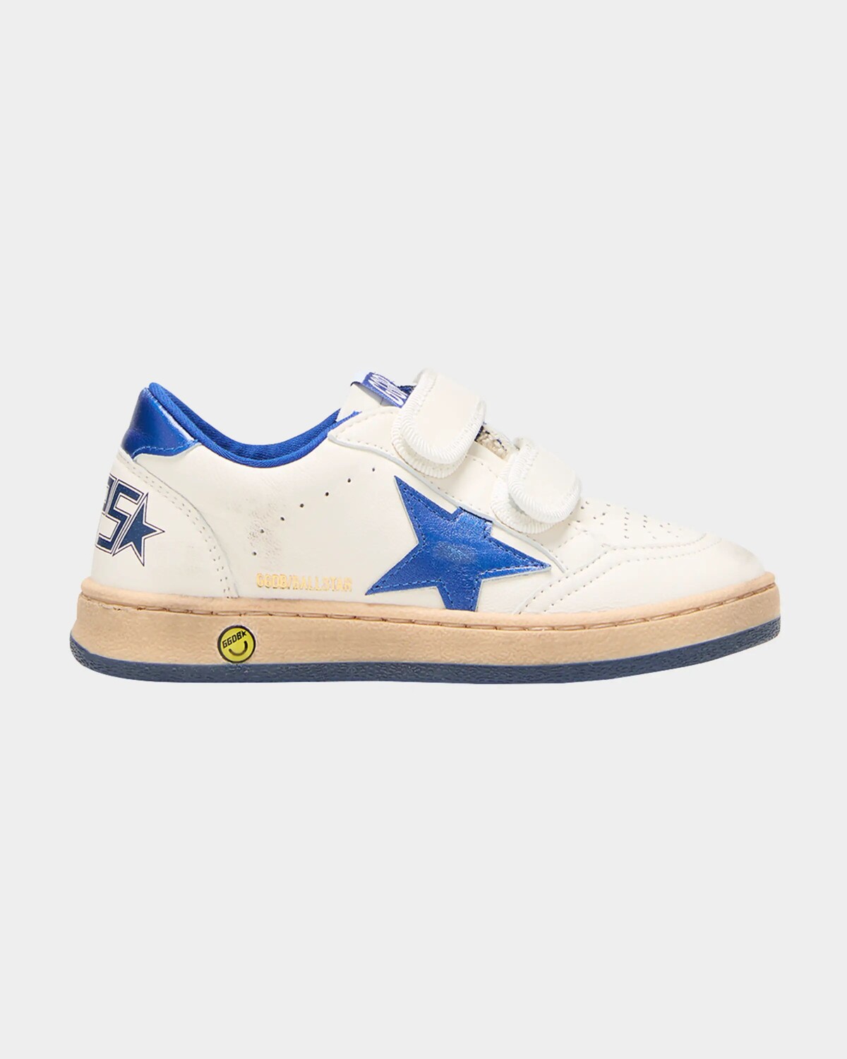 Детские кроссовки Ballstar Bicolor с двойной ручкой, детские Golden Goose, белый/синий
Детские кроссовки Ballstar Bicolor с двойной ручкой, детские Golden Goose, белый/синий