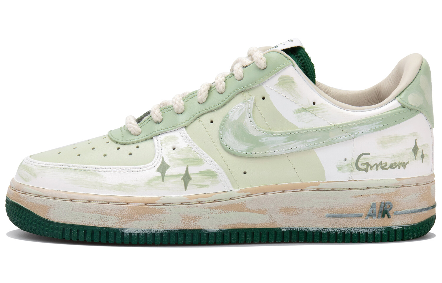 Кроссовки Nike Air Force 1 Skateboard Shoes Women's Low-Top White/Green, зеленый
Кроссовки Nike Air Force 1 Skateboard Shoes Women's Low-Top White/Green, зеленый