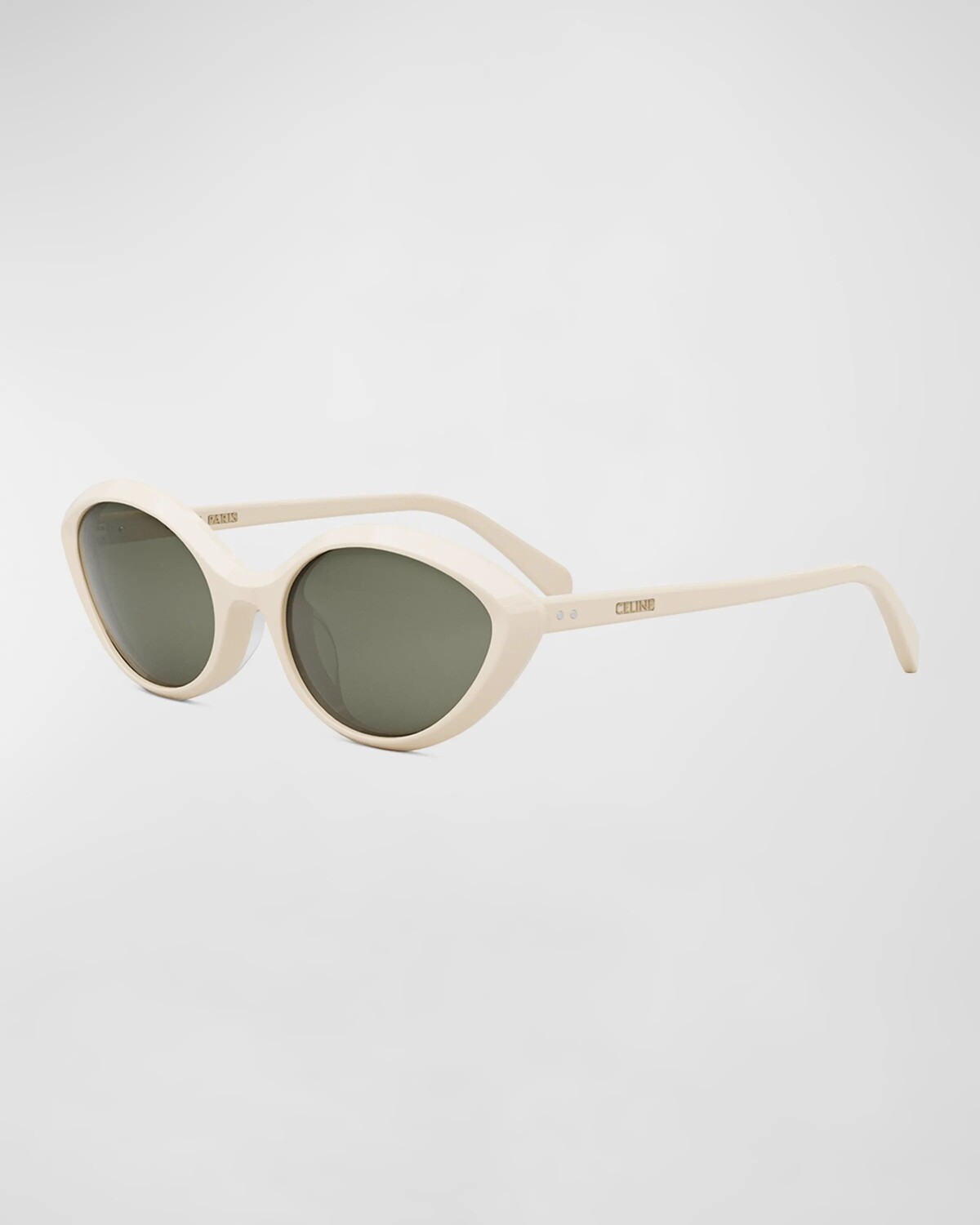 Тонкие солнцезащитные очки «кошачий глаз» Triomphe из ацетата Celine, цвет Ivory Green
Тонкие солнцезащитные очки «кошачий глаз» Triomphe из ацетата Celine, цвет Ivory Green