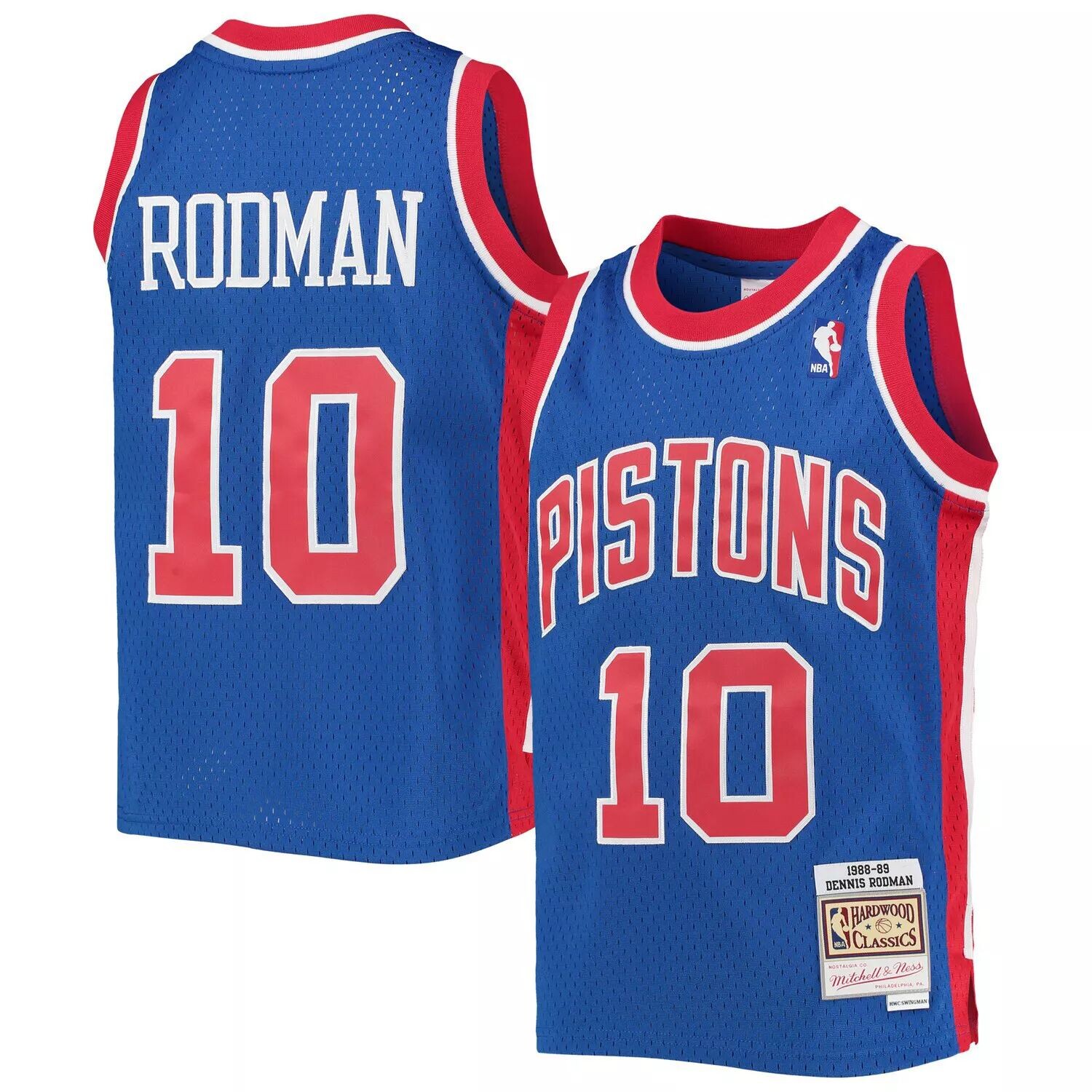 Молодежная майка Mitchell & Ness Dennis Rodman Blue Detroit Pistons 1988-89 Hardwood Classics Swingman Джерси Unbranded
Молодежная майка Mitchell & Ness Dennis Rodman Blue Detroit Pistons 1988-89 Hardwood Classics Swingman Джерси Unbranded
