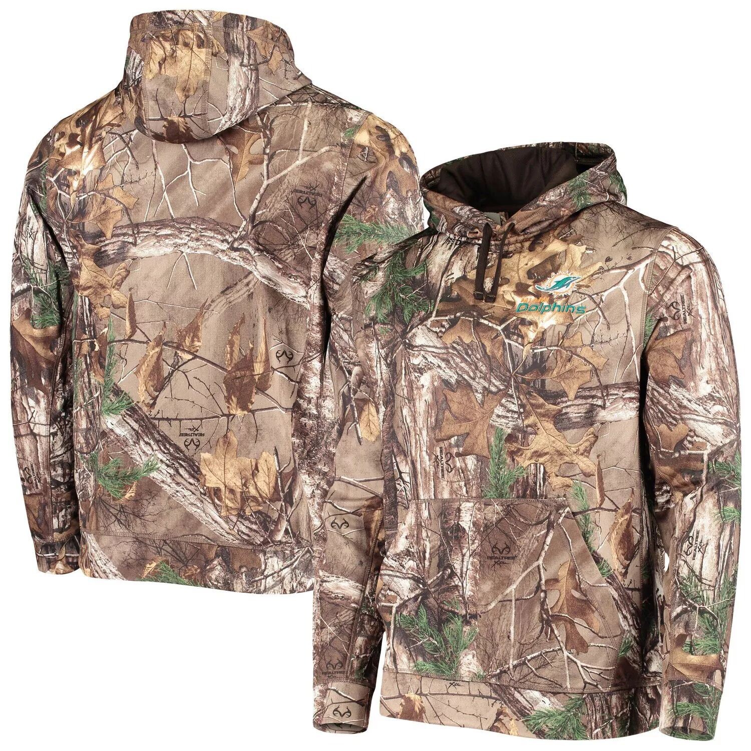 Мужской флисовый пуловер с капюшоном Dunbrooke Realtree Camo Miami Dolphins Circle Champion Tech
Мужской флисовый пуловер с капюшоном Dunbrooke Realtree Camo Miami Dolphins Circle Champion Tech