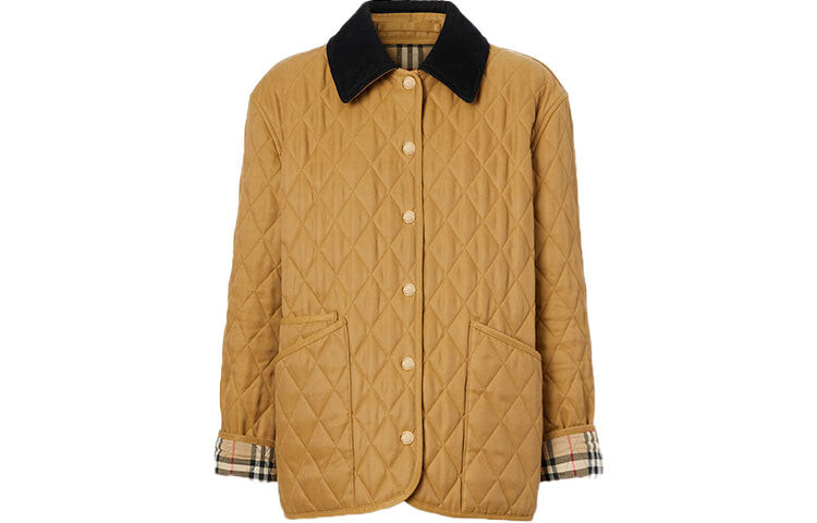 Куртка вельветовая стеганая женская Burberry FW21 Wmns с ромбовидным воротником, бежевый
Куртка вельветовая стеганая женская Burberry FW21 Wmns с ромбовидным воротником, бежевый