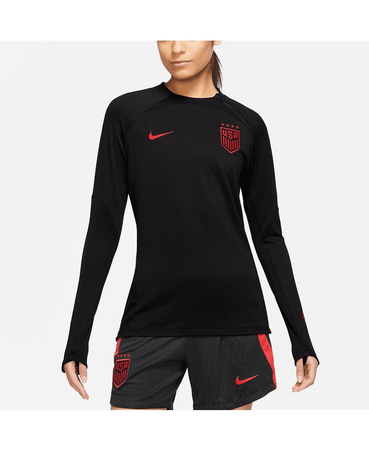 Женский черный топ USWNT Strike Drill Performance реглан с молнией четверти и длинными рукавами Nike, черный
Женский черный топ USWNT Strike Drill Performance реглан с молнией четверти и длинными рукавами Nike, черный