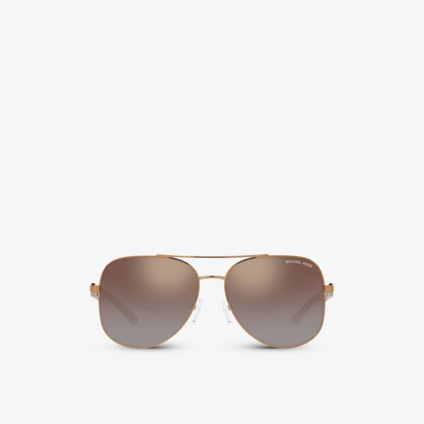 Mk1121 chianti солнцезащитные очки-авиаторы в металлической оправе Michael Kors, желтый
Mk1121 chianti солнцезащитные очки-авиаторы в металлической оправе Michael Kors, желтый