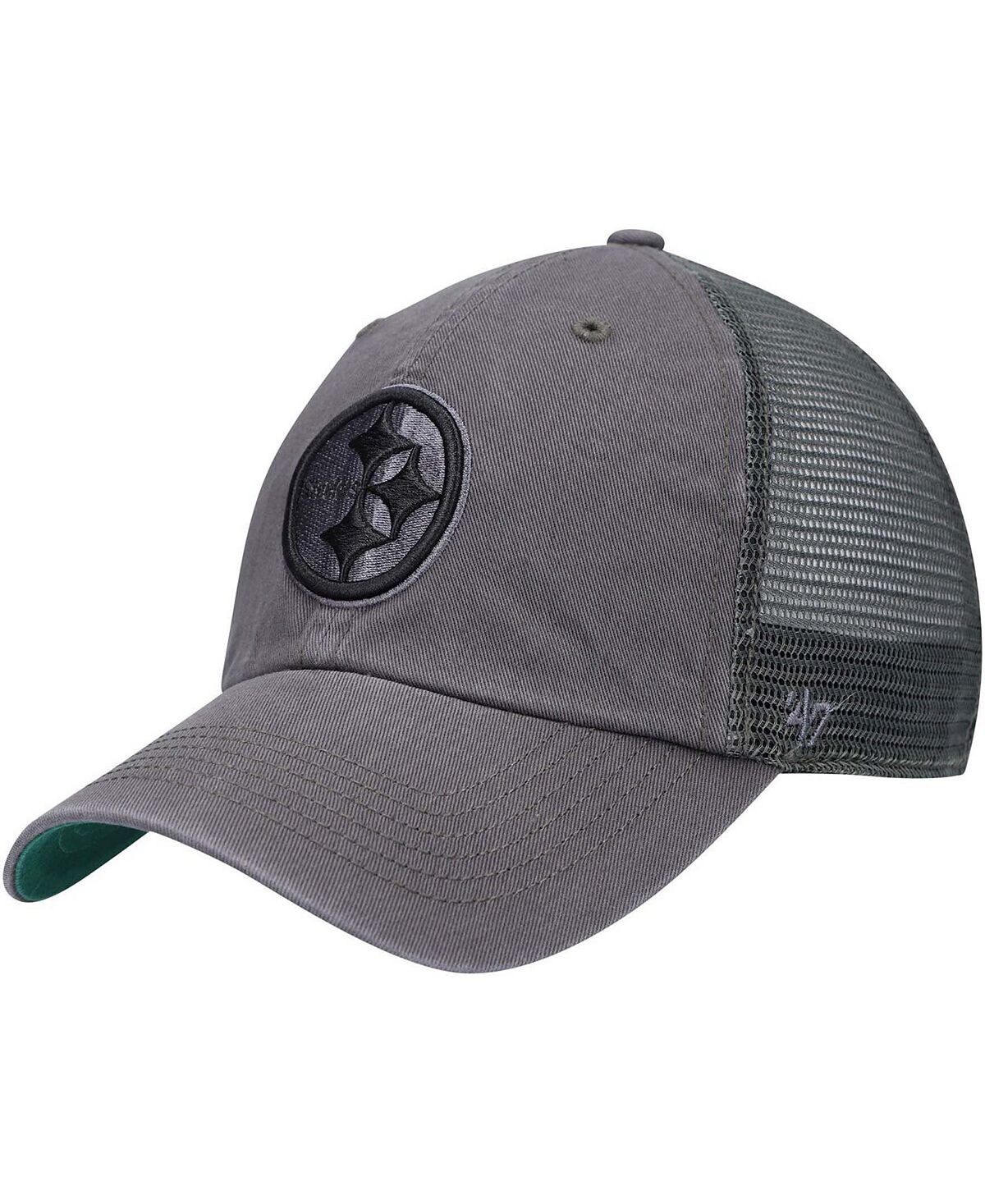 Мужская угольная кепка Pittsburgh Steelers Trawler Clean Up Trucker Snapback '47 Brand
Мужская угольная кепка Pittsburgh Steelers Trawler Clean Up Trucker Snapback '47 Brand