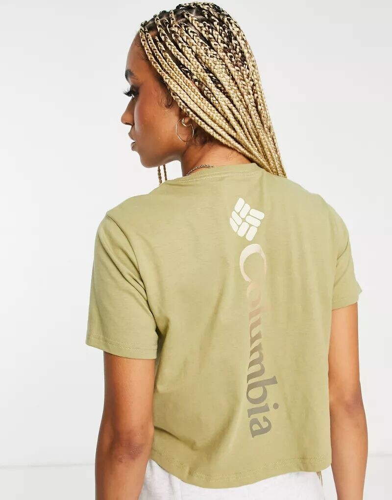 Укороченная футболка цвета хаки с принтом на спине Columbia Unionville, эксклюзивно для ASOS, Желтый
Укороченная футболка цвета хаки с принтом на спине Columbia Unionville, эксклюзивно для ASOS, Желтый