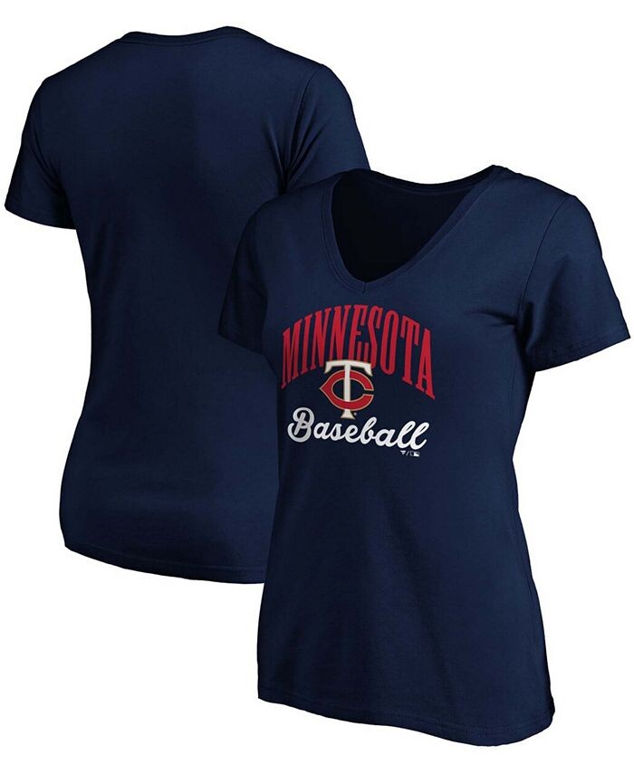 Женская темно-синяя футболка с v-образным вырезом Minnesota Twins Victory Script Fanatics, синий
Женская темно-синяя футболка с v-образным вырезом Minnesota Twins Victory Script Fanatics, синий