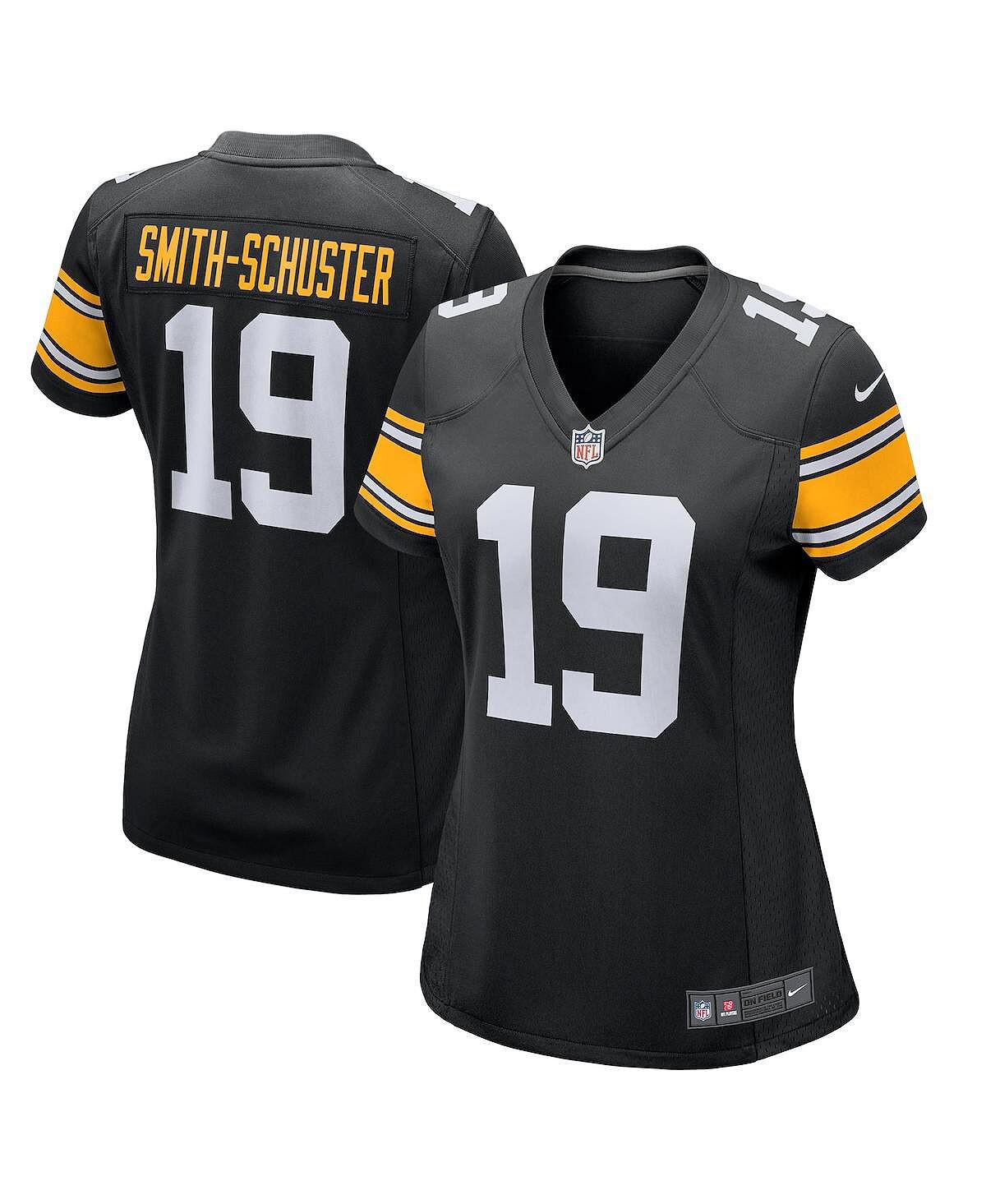 Женская черная майка для альтернативной игры Juju Smith-Schuster Pittsburgh Steelers Nike, черный
Женская черная майка для альтернативной игры Juju Smith-Schuster Pittsburgh Steelers Nike, черный