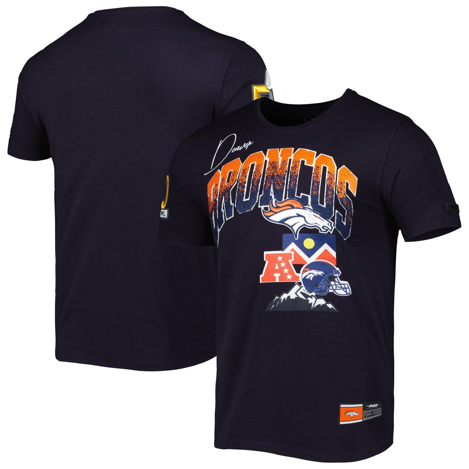 Мужская темно-синяя футболка Pro Standard Denver Broncos Hometown Collection, Синий
Мужская темно-синяя футболка Pro Standard Denver Broncos Hometown Collection, Синий