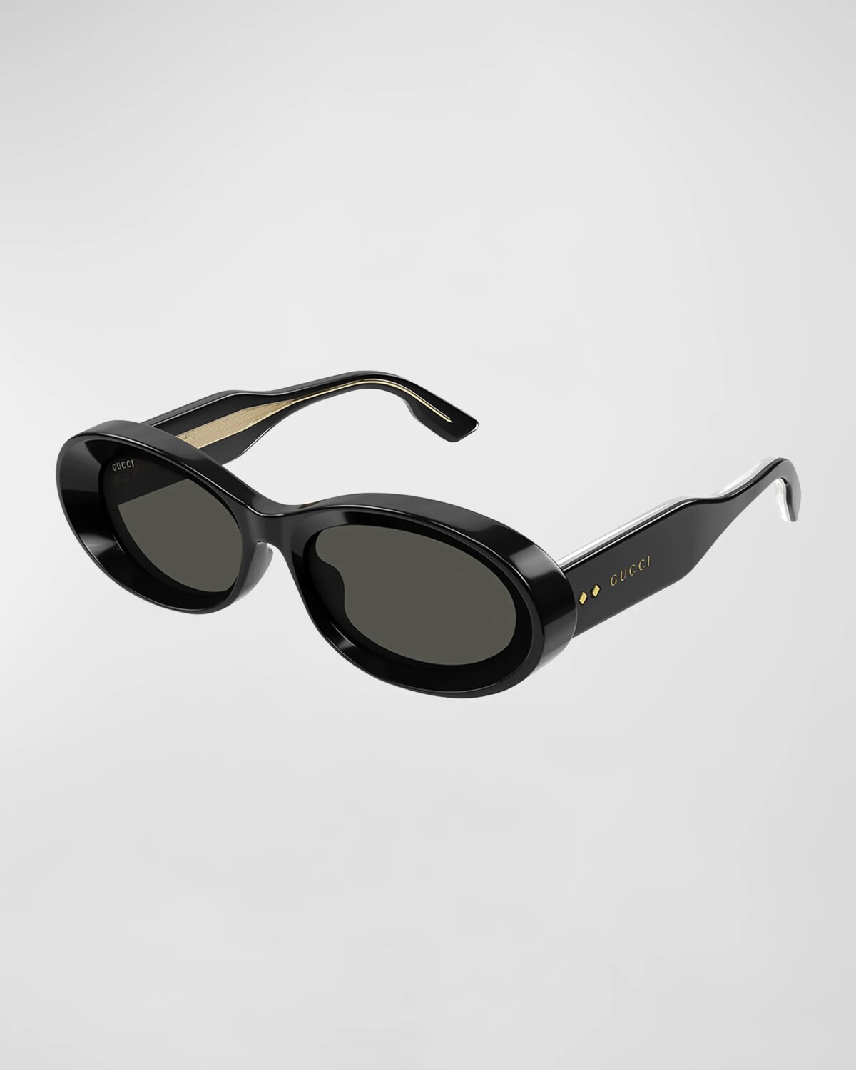 Овальные солнцезащитные очки из ацетата со скошенной кромкой Gucci, цвет Black
Овальные солнцезащитные очки из ацетата со скошенной кромкой Gucci, цвет Black