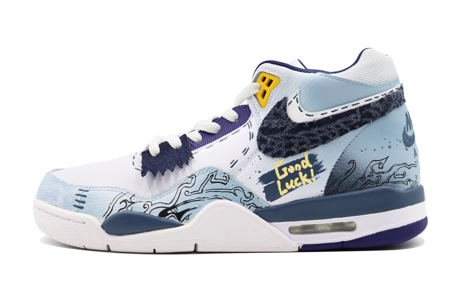 Кроссовки Nike Flight Legacy Vintage Basketball Shoes Men Mid-top Blue/white, голубой
Кроссовки Nike Flight Legacy Vintage Basketball Shoes Men Mid-top Blue/white, голубой