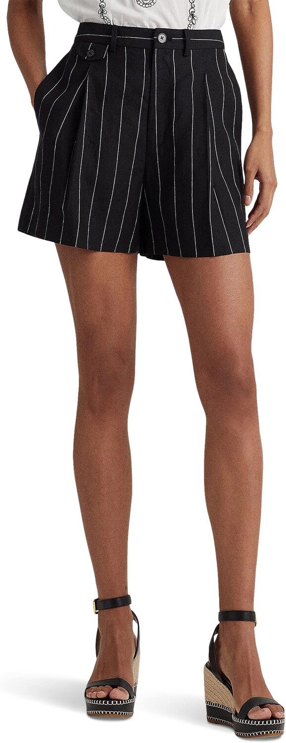 Плиссированные льняные шорты Petite в тонкую полоску LAUREN Ralph Lauren, цвет Black/Cream
Плиссированные льняные шорты Petite в тонкую полоску LAUREN Ralph Lauren, цвет Black/Cream