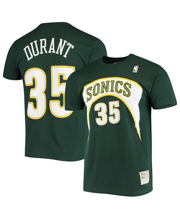 Мужская зеленая футболка Kevin Durant Seattle SuperSonics Hardwood Classics с именем и номером Mitchell & Ness, зеленый
Мужская зеленая футболка Kevin Durant Seattle SuperSonics Hardwood Classics с именем и номером Mitchell & Ness, зеленый