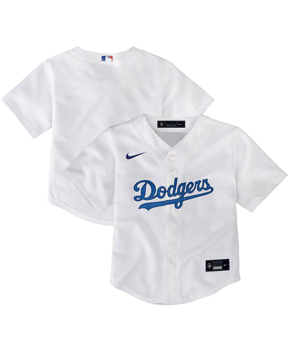 Официальная пустая майка Los Angeles Dodgers для мальчиков и девочек для малышей Nike
Официальная пустая майка Los Angeles Dodgers для мальчиков и девочек для малышей Nike